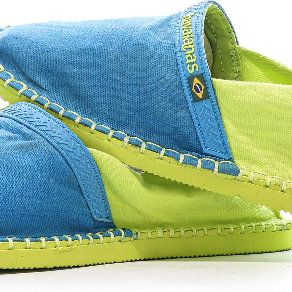 Espadrilles Verte/Bleu Femme Havaianas Origine vue 7
