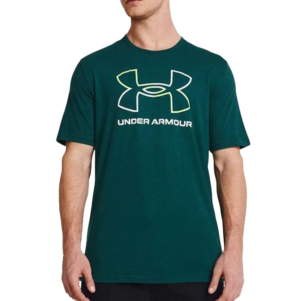 T-shirt Vert Foncé Homme Under Armour Foundation Update pas cher