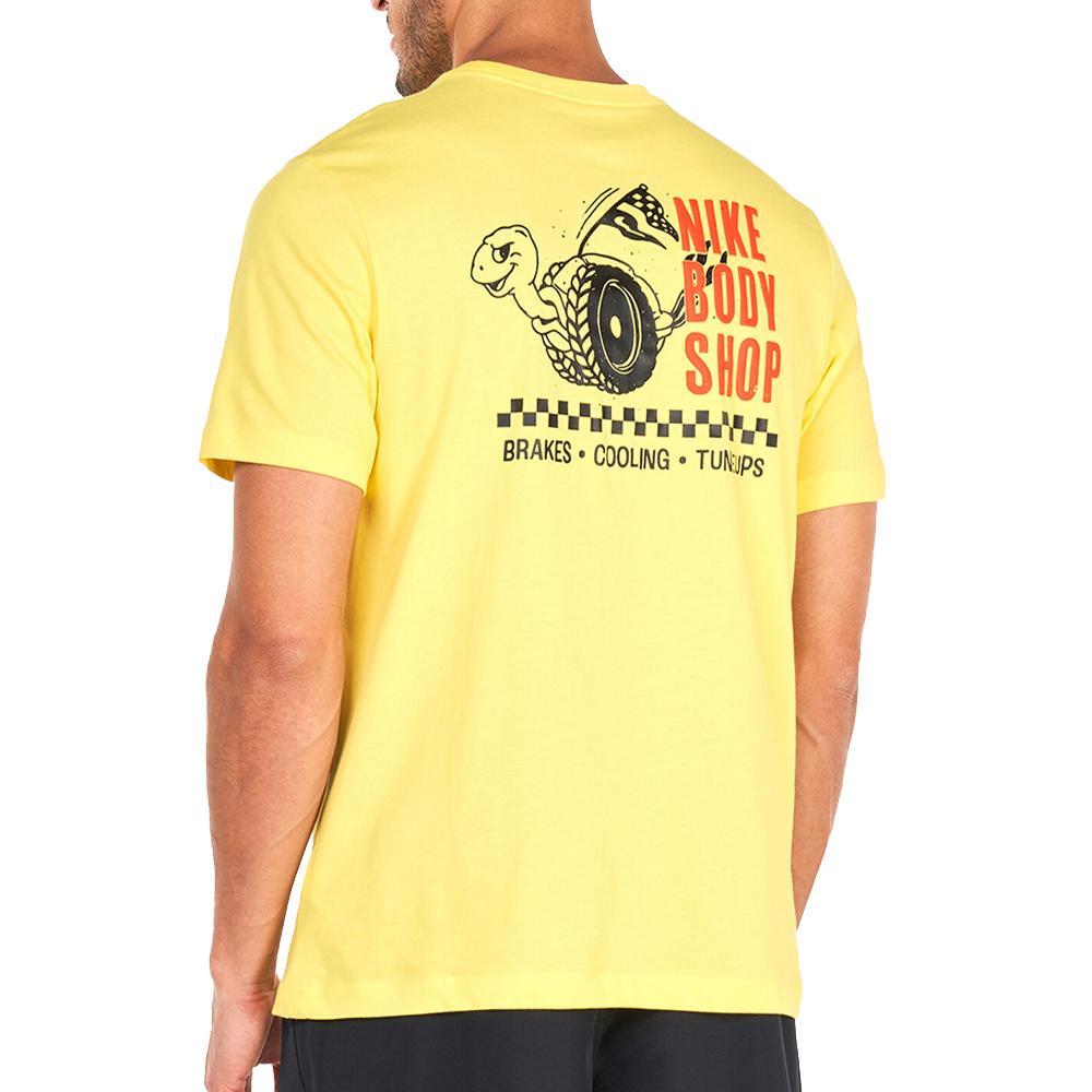 T-shirt Jaune Homme Nike Shop vue 2