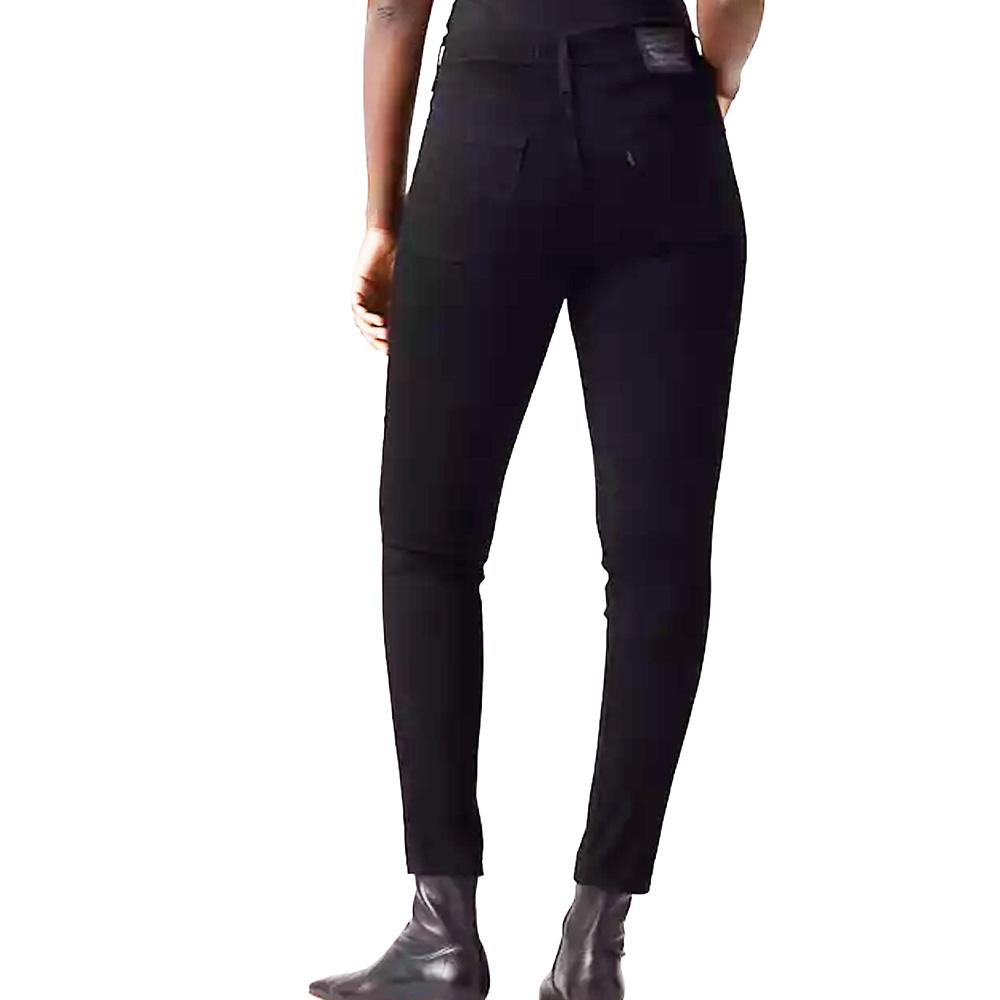 Jean Skinny Noir Moyen Femme Levi's 721 vue 2