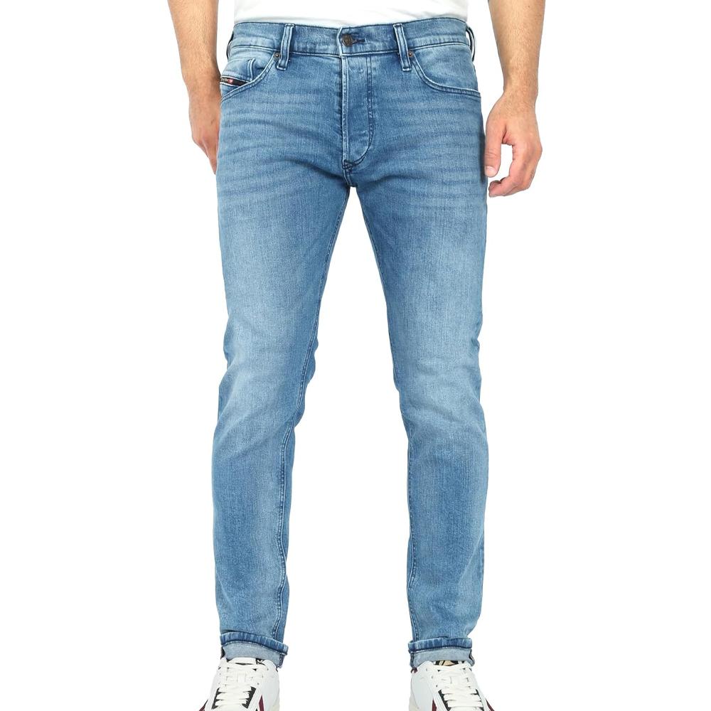 Jean Slim Bleu Moyen Homme Diesel Tepphar67 pas cher