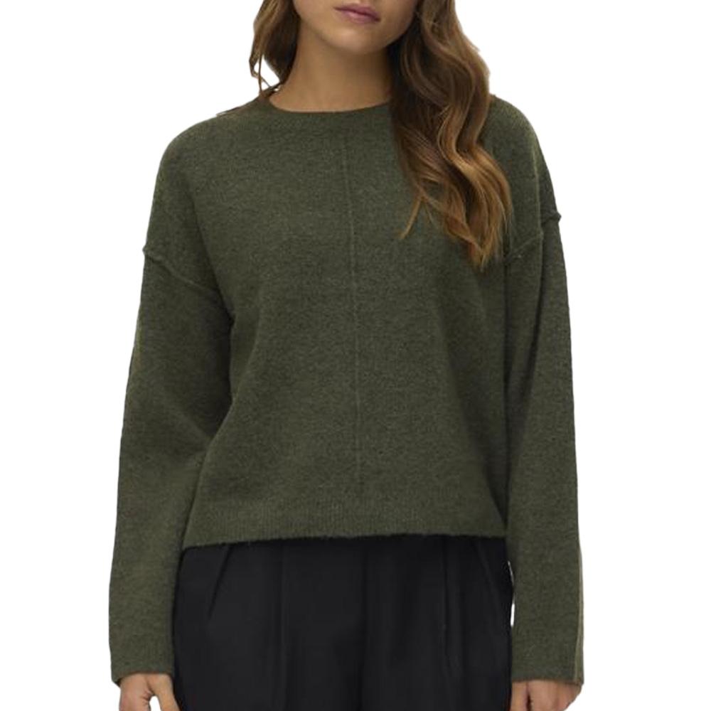 Pull Kaki Femme Vero Moda Besti 10331558 pas cher