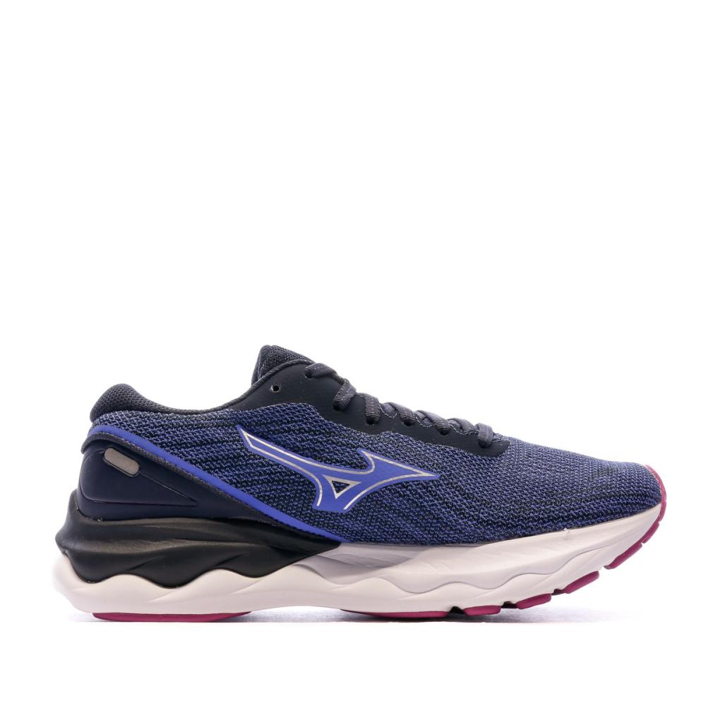 Chaussures de Running Rose/Marine Femme Mizuno Wave Skyrise 3 vue 2