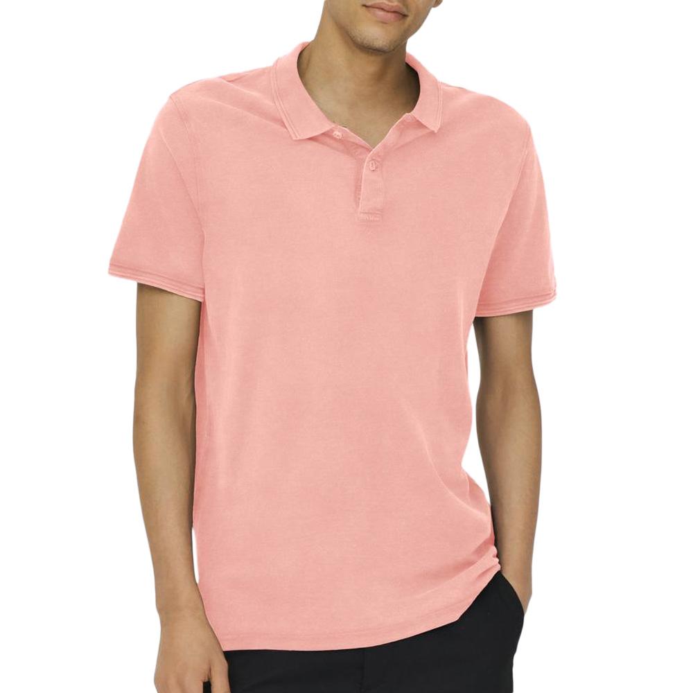 Polo Rose Homme Only & Sons Travis pas cher