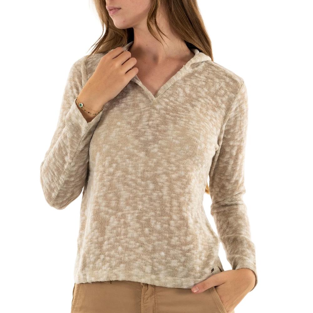 Sweat capuche Beige Femme Sun Valley DOGLIO pas cher