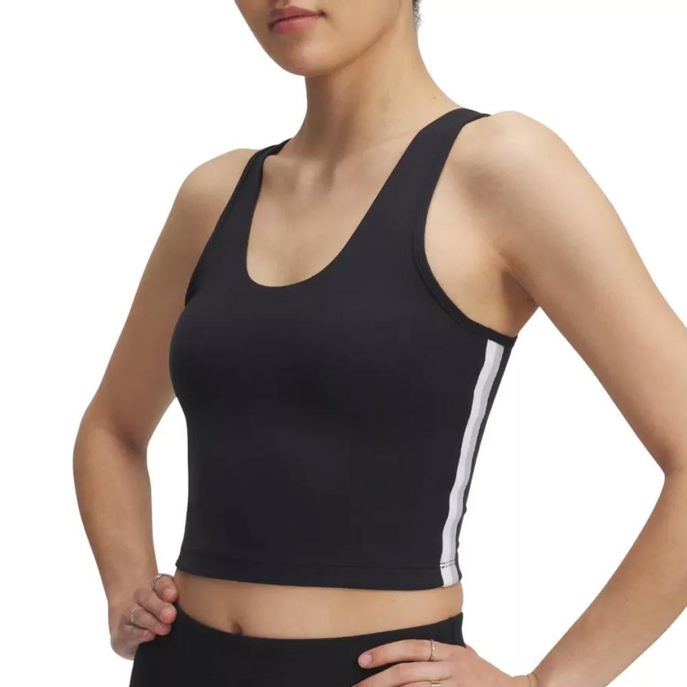 Débardeur de Sport Noir Femme Under Armour Motion Tape Tank pas cher