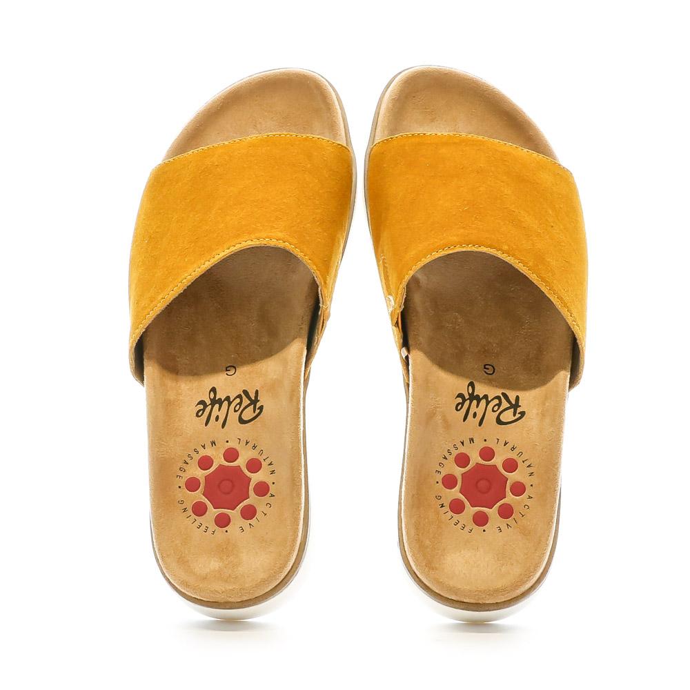 Sandales Orange Femme RELIFE Joymule vue 3