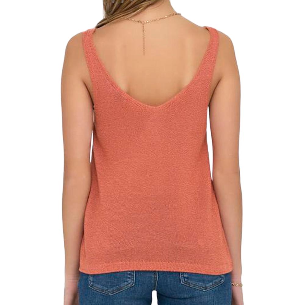 Débardeur Orange Femme JDY 15315036 vue 2