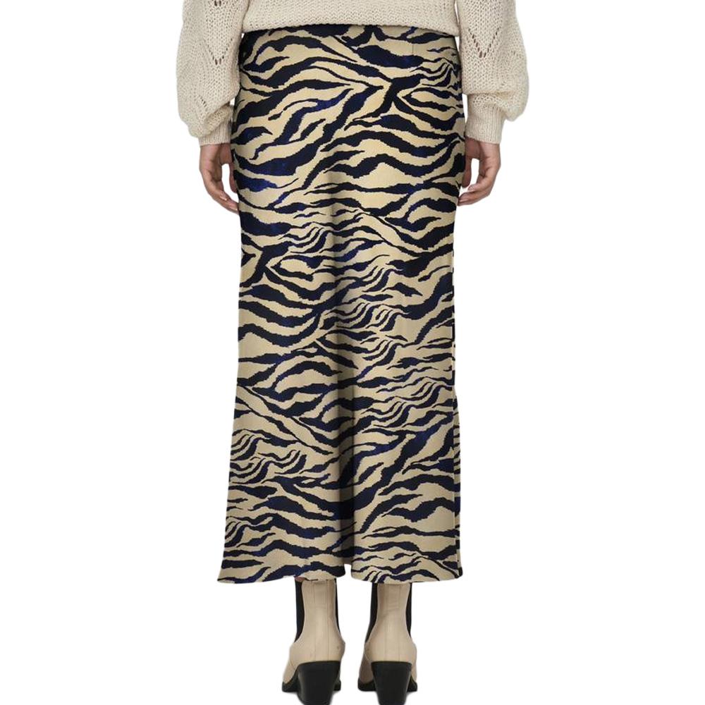 Jupe Beige/Marine Femme JDY Urba vue 2