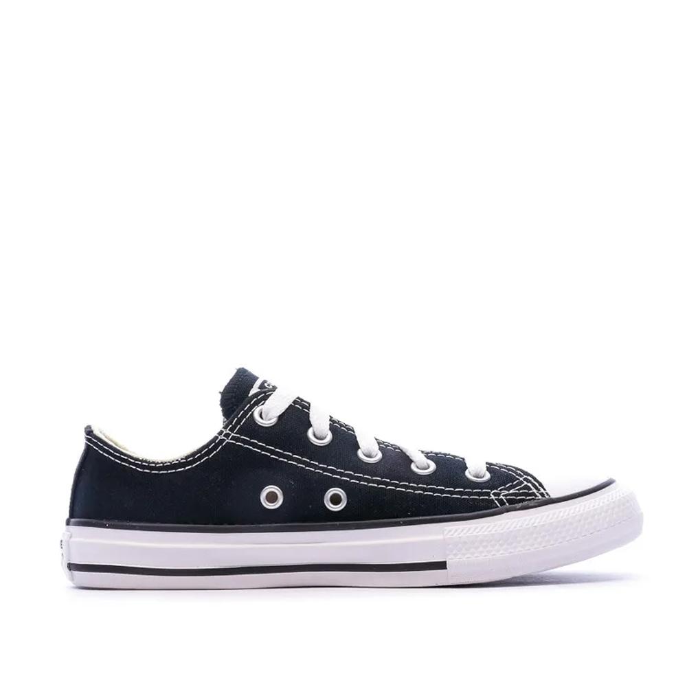 Baskets Noires Enfants Converse All Star OX 3J235C vue 2