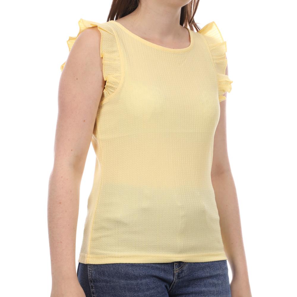 Top Jaune Femme Vero Moda Elisa pas cher