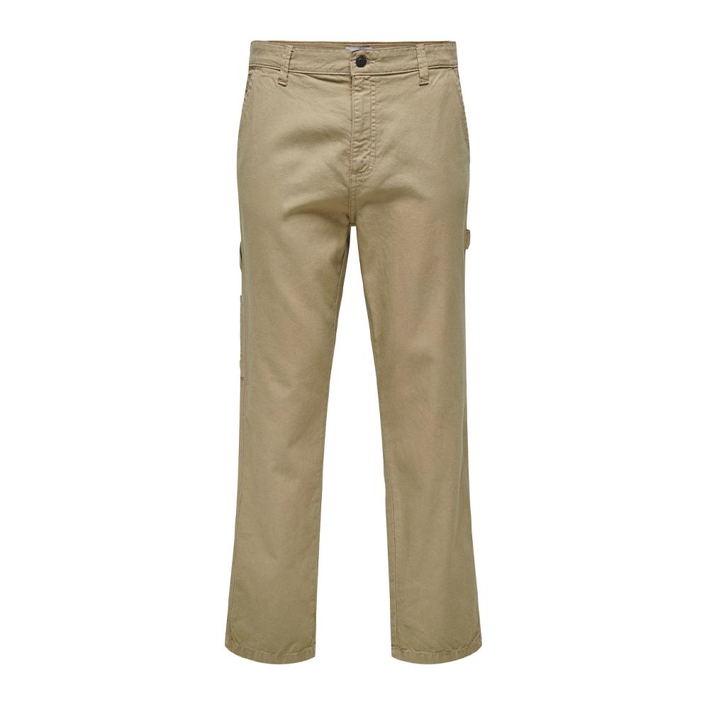 Cargohose Beige Herren Only & Sons Sedge Carpenter Straight Ansicht 3