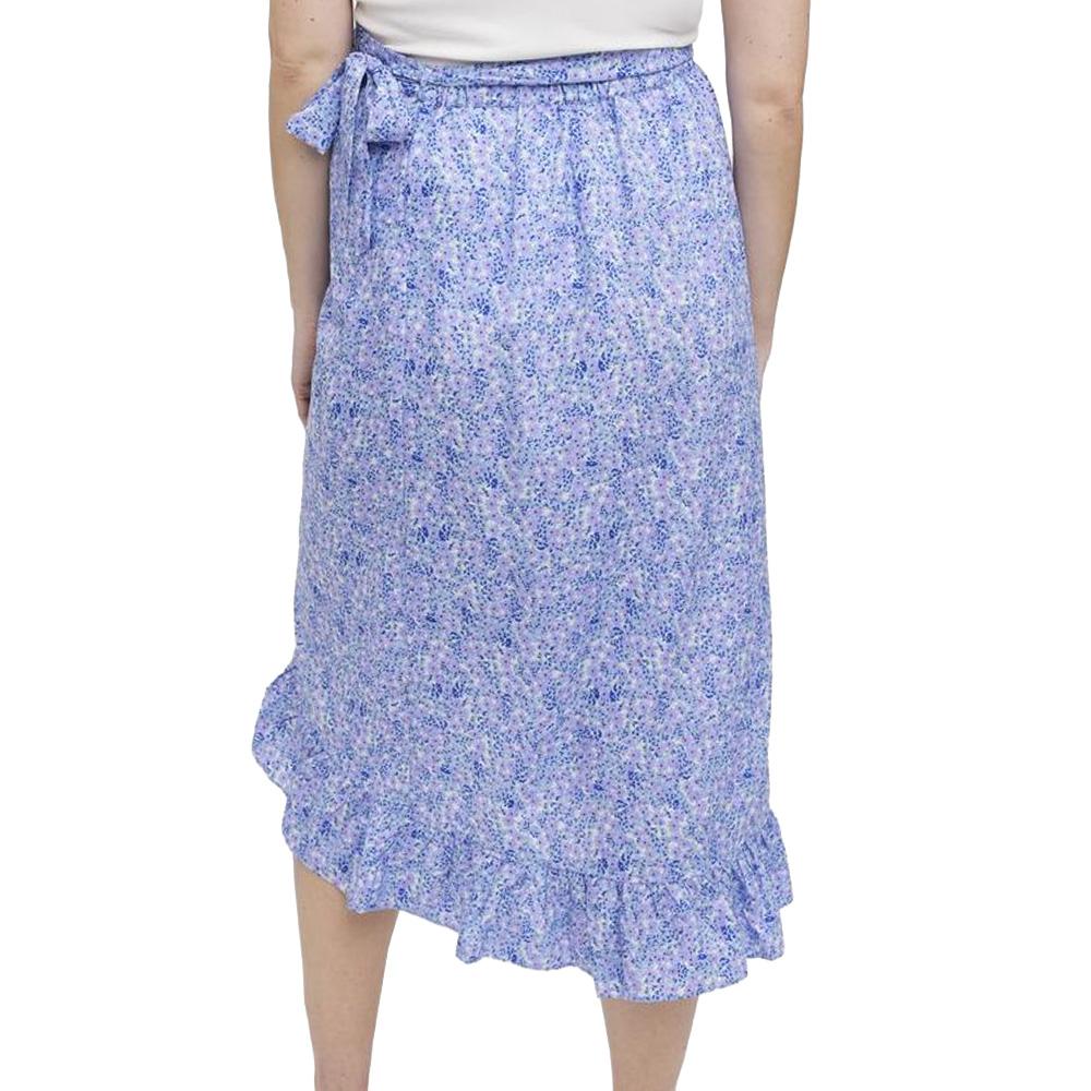 Jupe de Grossesse Bleu Femme Vero Moda Maternity Henna vue 2