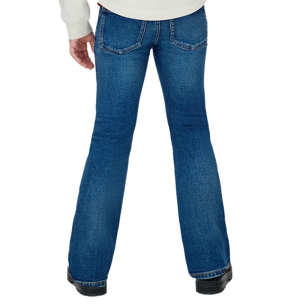 Jean Droit Bleu Fille Calvin Klein Jeans Dark vue 2