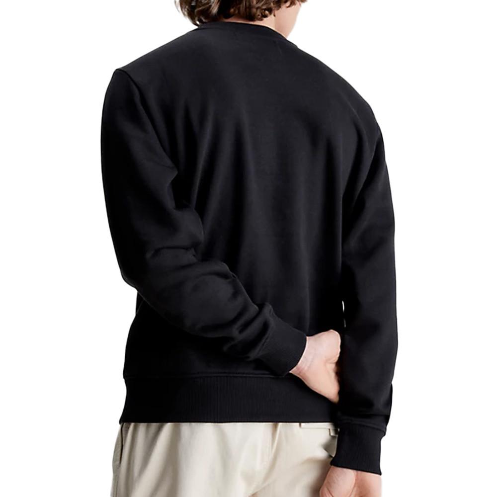 Sweat Noir Homme Calvin Klein Jeans Disrupted vue 2