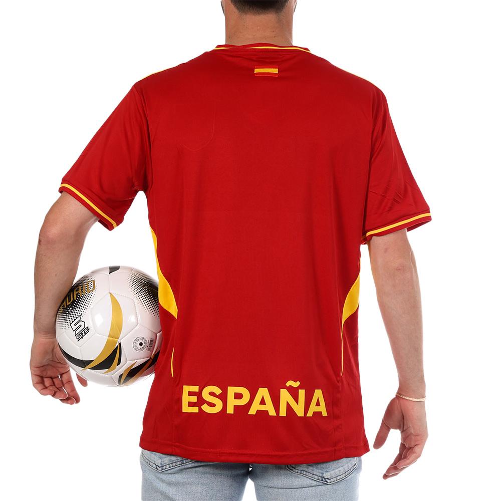 Espagne Maillot Supporter Rouge Mixte Sport Zone vue 2
