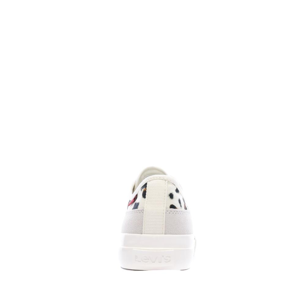 Baskets Blanche Femme Levi's Square Low S Off White vue 3