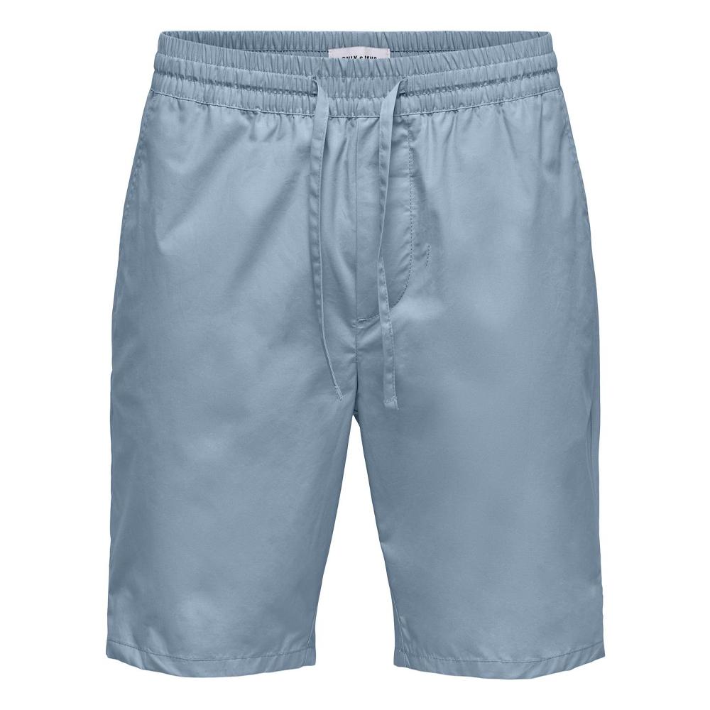 Short Bleu Homme Only & Sons Slive pas cher