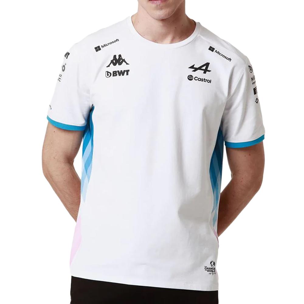 T-shirt Blanc Homme Kappa Adiry pas cher