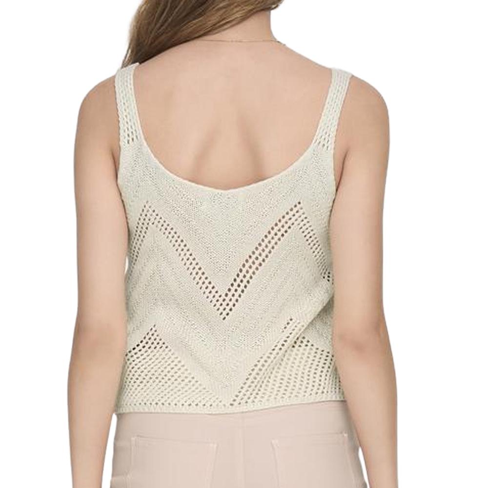 Top Crochet Beige Femme Jdy 15226348 vue 2