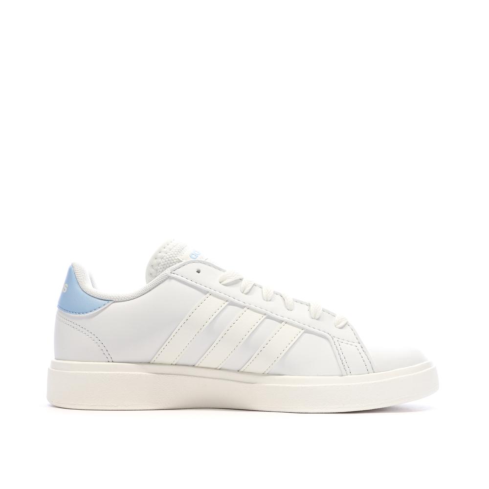 Baskets Blanc Femme Adidas Grand Court Base 2.0 vue 2