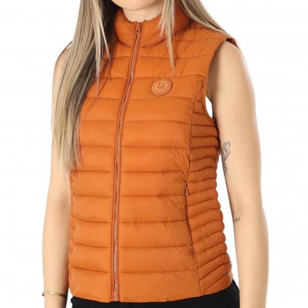 Doudoune sans manches Orange Femme Teddy Smith B-terry pas cher