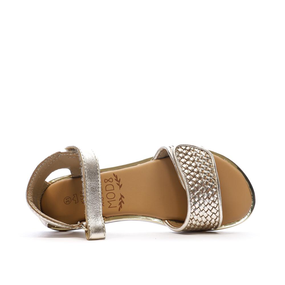 Sandales Doré Fille Mod8 Mo Paolo vue 4