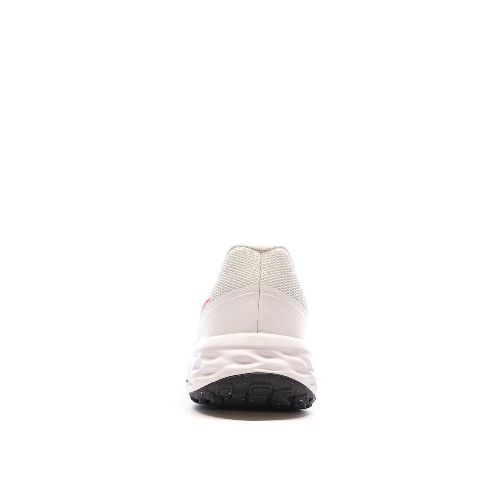 Chaussures de Running Blanches/Oranges Femme Nike Revolution 6 vue 3