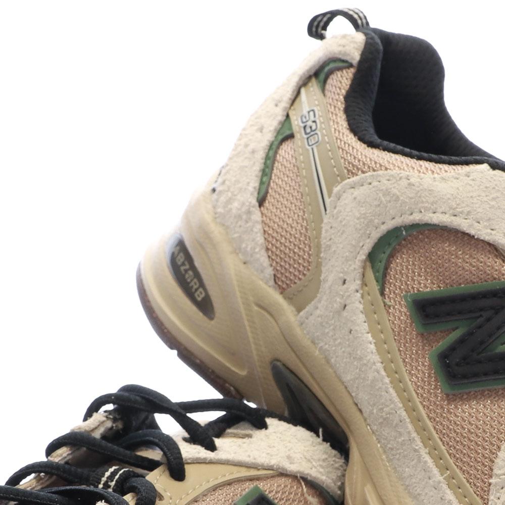 New Balance 530 Baskets Beige/Marron/Vert Mixte MR530SND vue 7