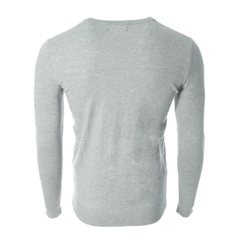 Pull Gris Clair Homme Best Mountain 01-ATM vue 2