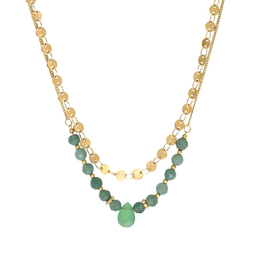 Collier Doré Femme Clio Blue CO0005 vue 2