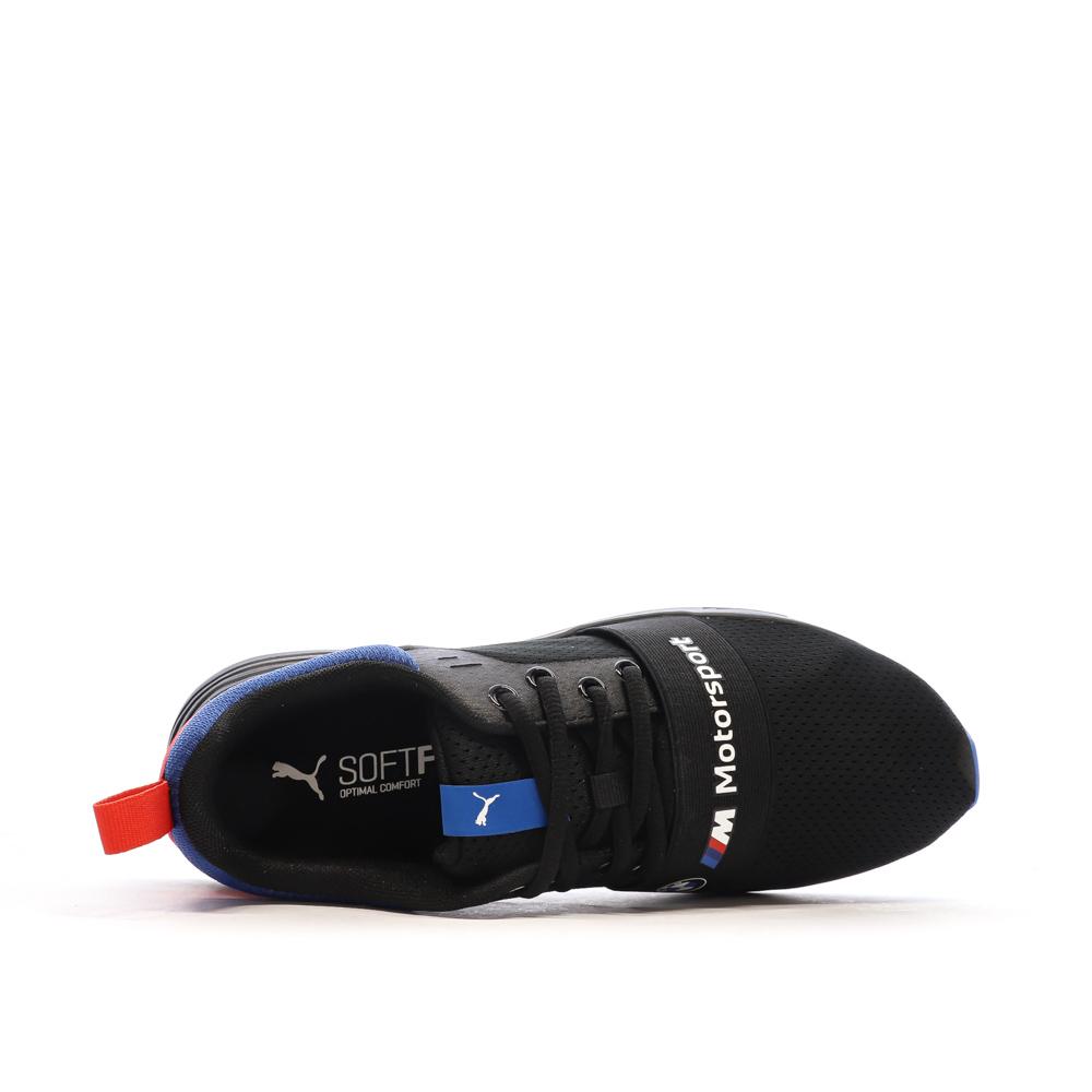 Baskets Noires Homme Puma Bmw Mms Wired Run vue 4