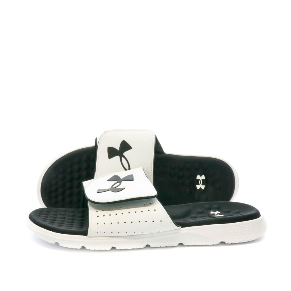 Claquettes Blanches Homme Under Armour Ignite pas cher