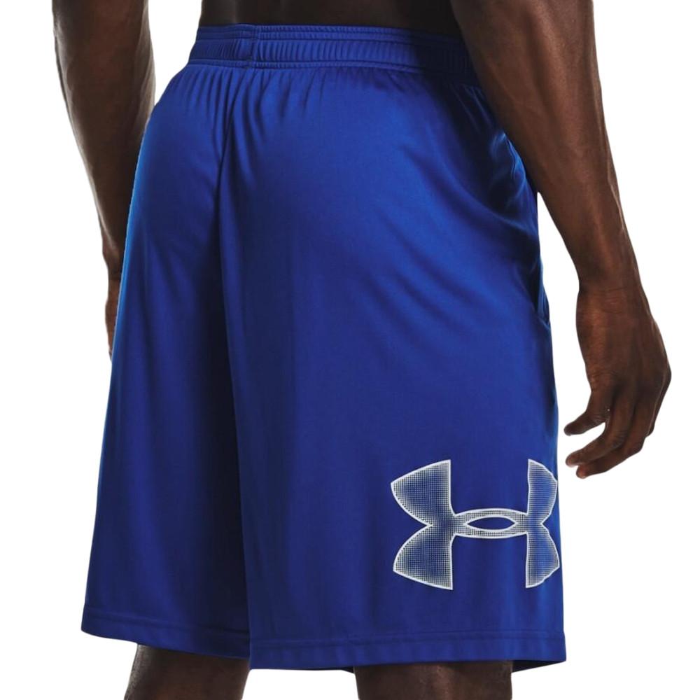 Short de Sport Bleu homme Under Armour Tech Graphic vue 2