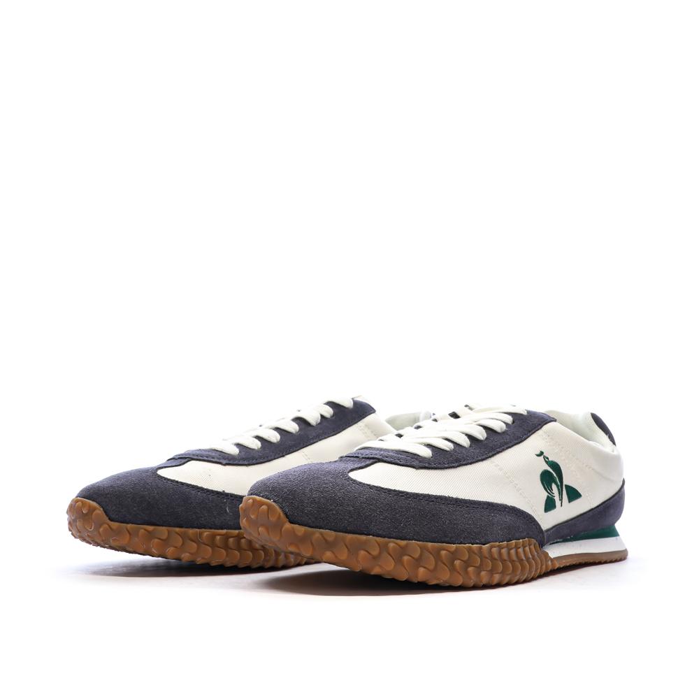 Baskets Ecru/Bleu Homme Le Coq Sportif Veloce vue 6