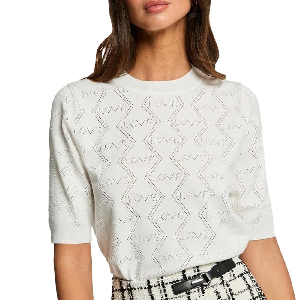 T-Shirt Blanc Femme Morgan MIKA pas cher