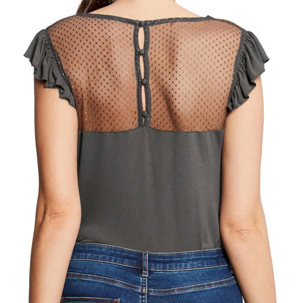 T-shirt Kaki Femme Morgan Duchan vue 2