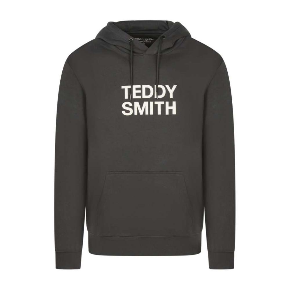 Sweat à capuche Gris Foncé Homme Teddy Smith Siclass pas cher