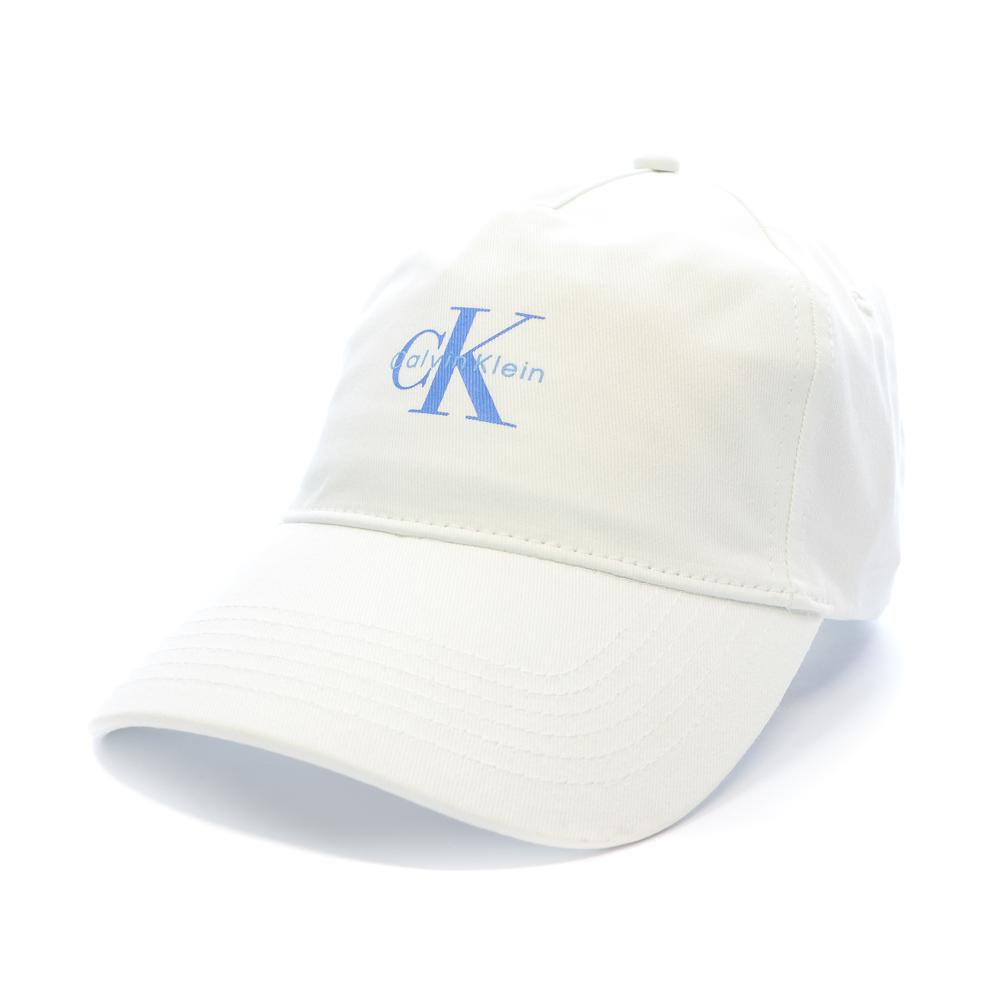 Casquette Blanc/Bleu Homme Calvin Klein Essential pas cher