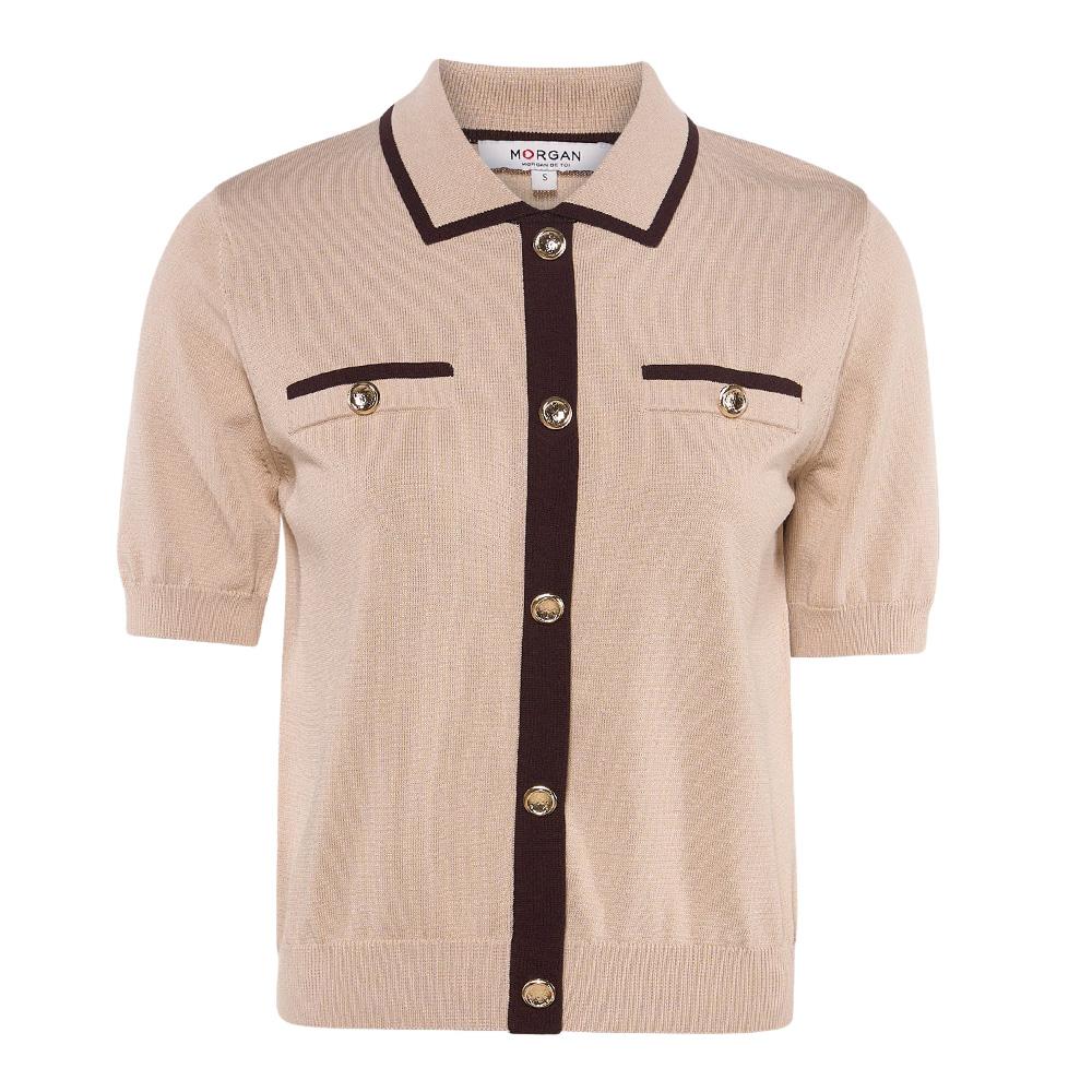 Pull Beige Femme Morgan MIRO pas cher