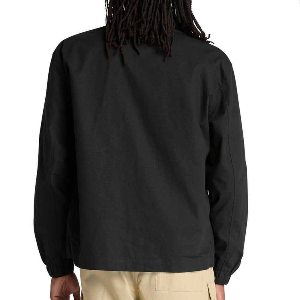 Chaqueta negra para hombre Timberland Woven Badge ver 2