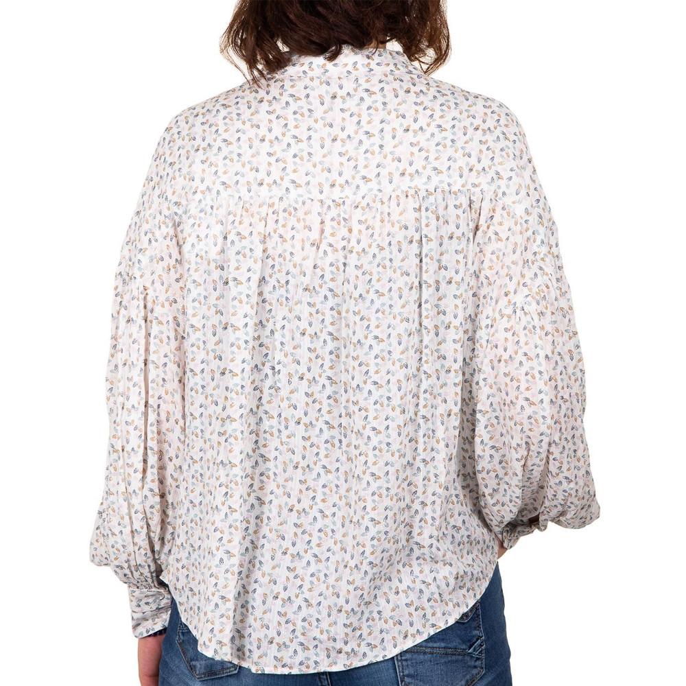 Chemise Blanche à fleurs Femme Teddy Smith Dova vue 2