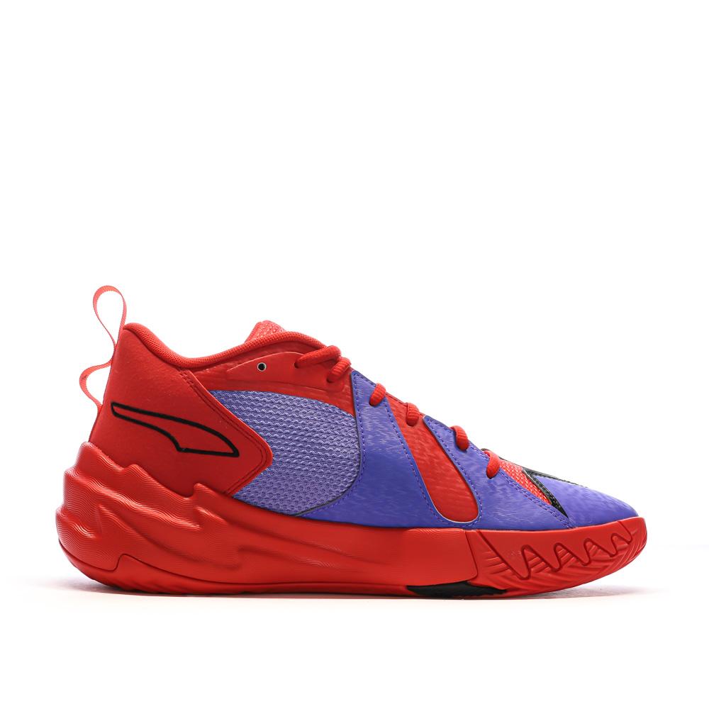 Chaussures de Basketball Violet/Rouge Homme Puma Scoot 1 PRED vue 2