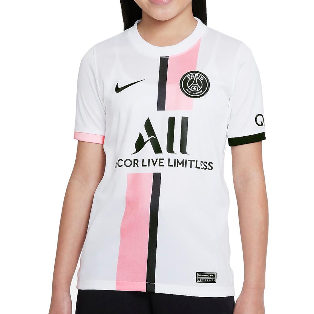 PSG Maillot Réplica Extérieur Enfant Nike 2021/2022 pas cher
