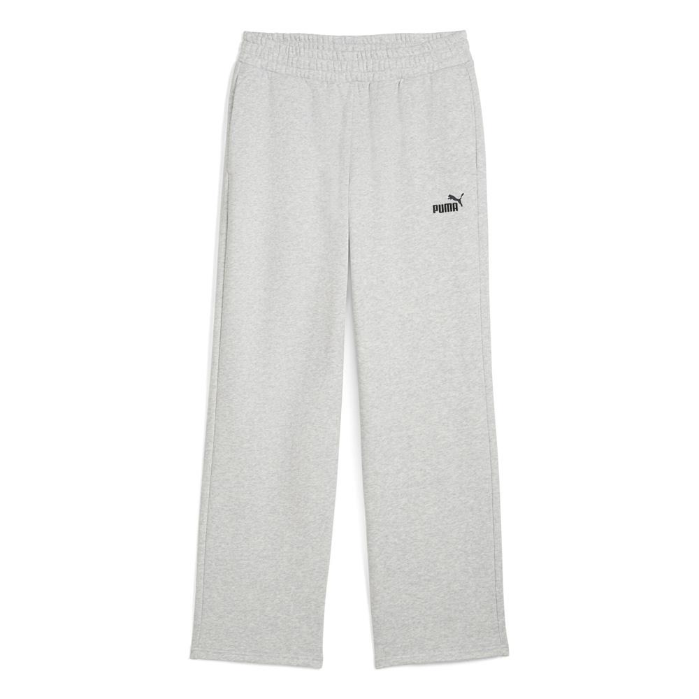 Pantalon fluide gris clair Femme Puma Small pas cher