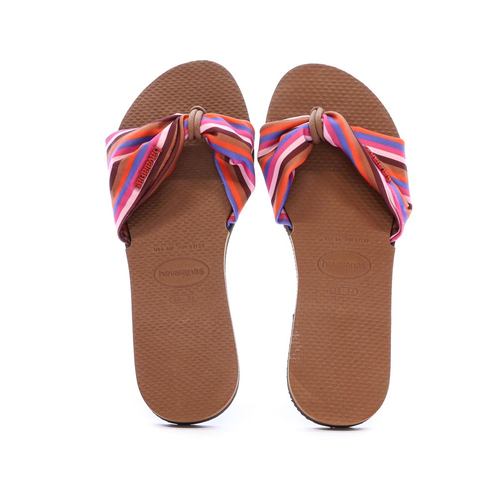 Tongs Rouge/Bleu Femme Havaianas Tropez vue 3