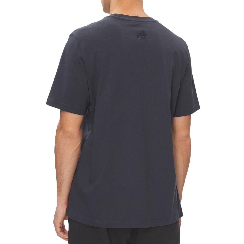 T-shirt Marine Homme Adidas IC9348 vue 2