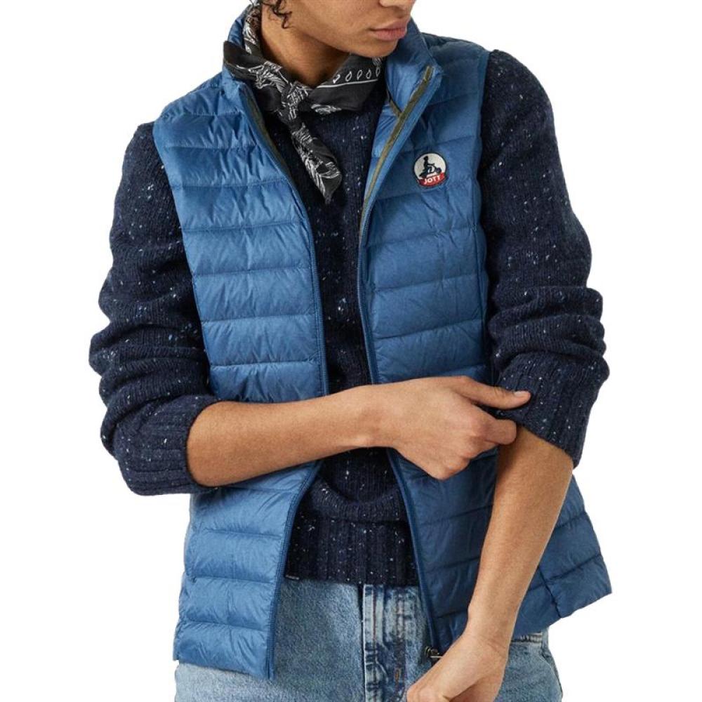 Doudoune Sans Manche Bleu Femme JOTT Seda BJE pas cher