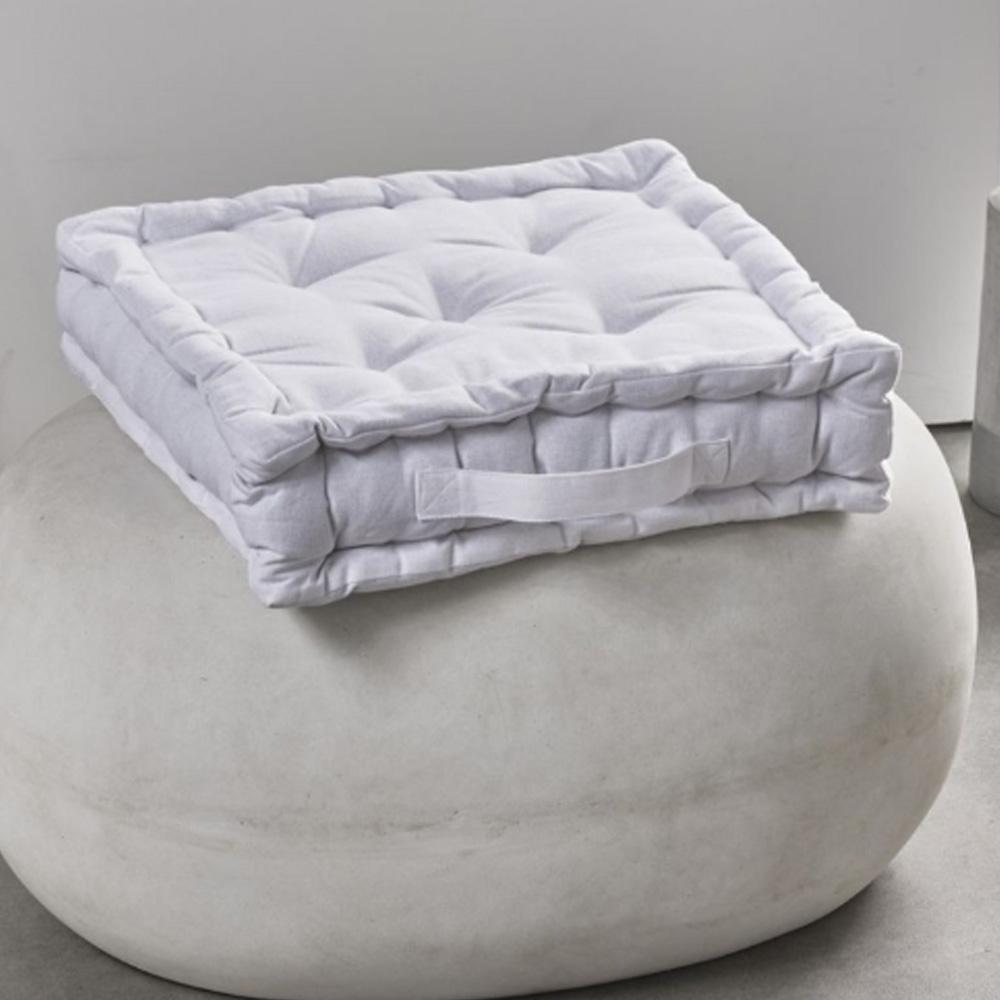 Coussin de Sol Blanc Today 40x40x10cm pas cher
