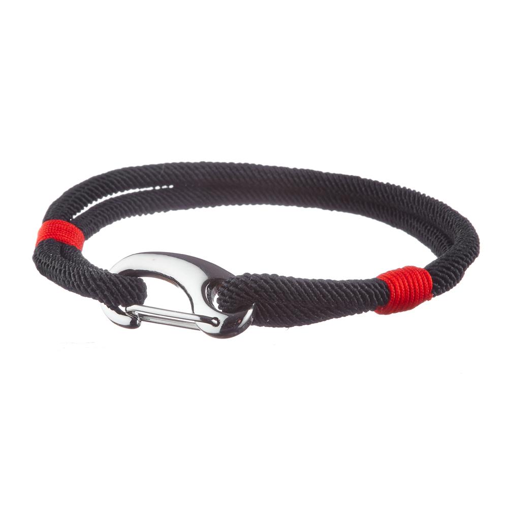 Bracelet Noir Homme Geographical Norway 315033 pas cher
